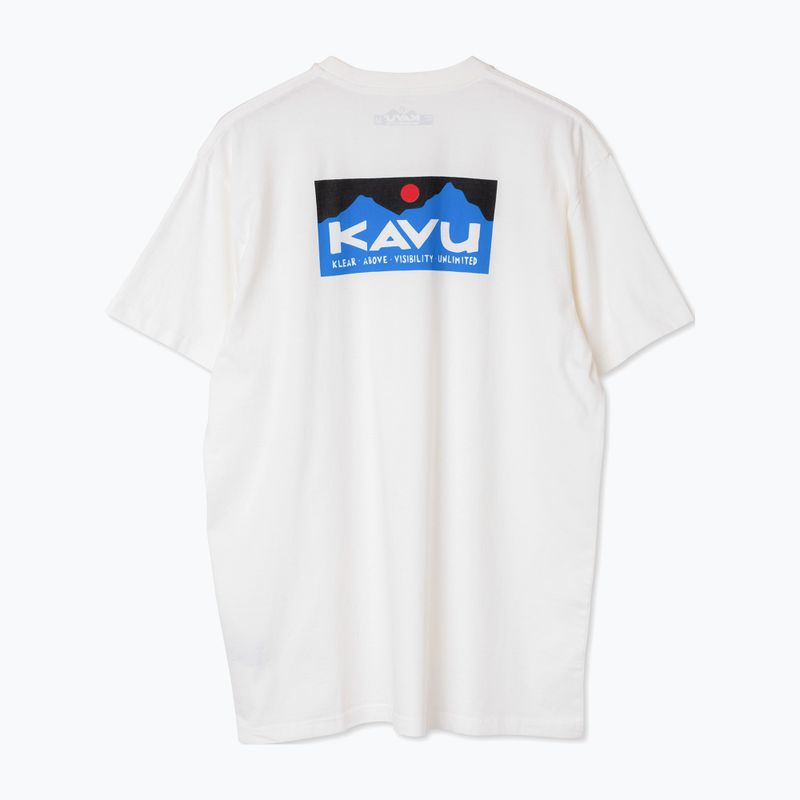 KAVU Men's Klear Above Etch Art shirt off white 2