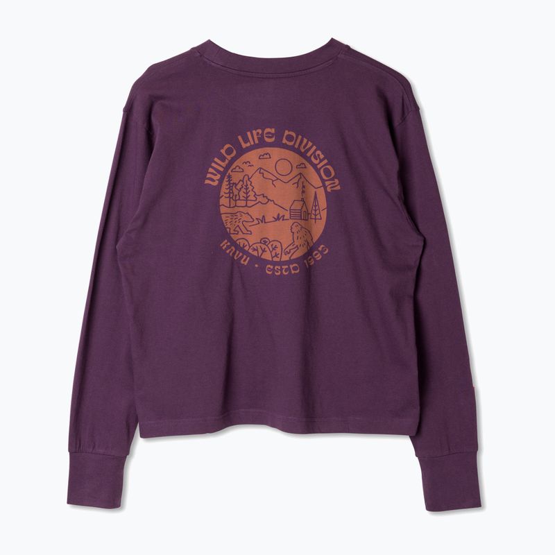 Women's KAVU Westray aubergine sweatshirt 2