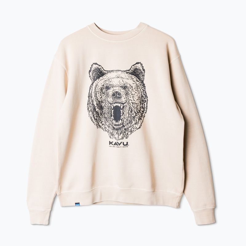 KAVU Core Crew men's sweatshirt irish cream