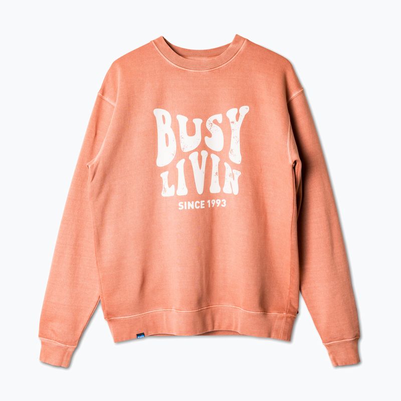 KAVU men's Core Crew fired brick sweatshirt