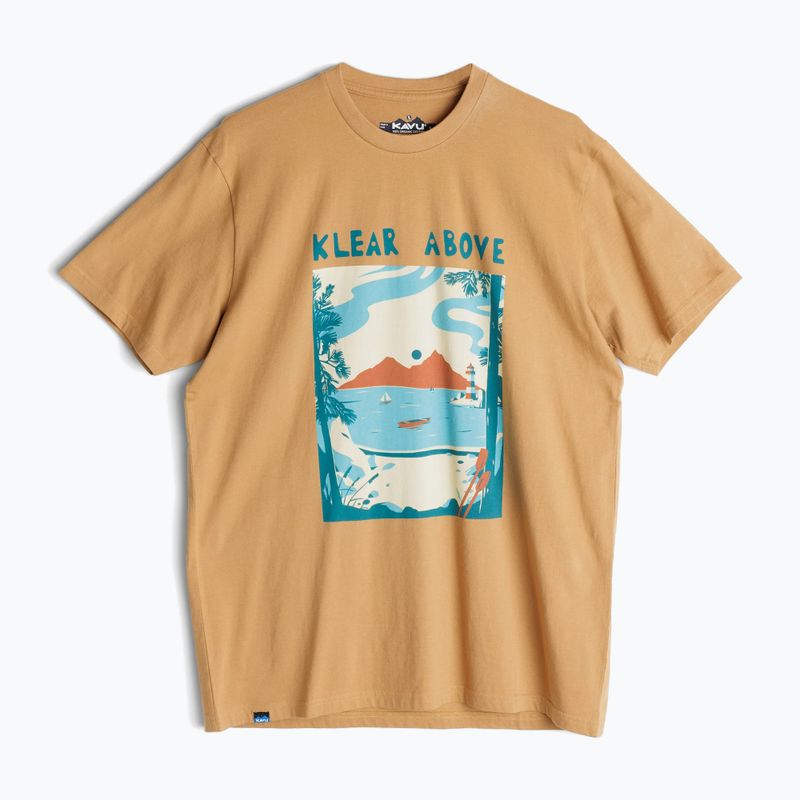 KAVU men's Where To basswood t-shirt