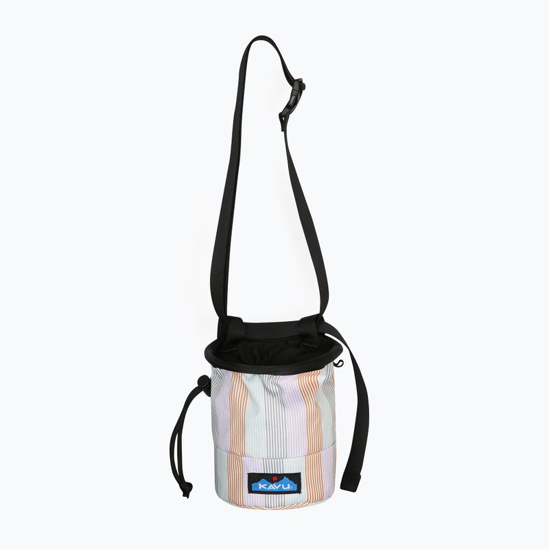 KAVU Peak Seeker serene stripe magnesia bag
