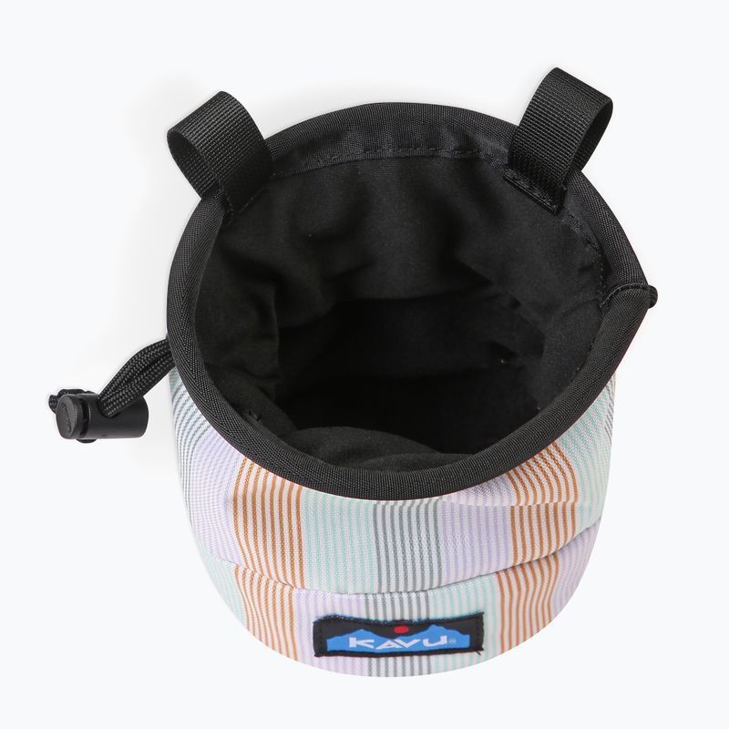 KAVU Peak Seeker serene stripe magnesia bag 3