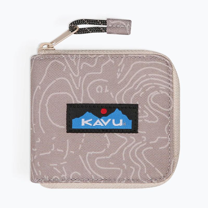 KAVU Zip Around wallet taupe topo