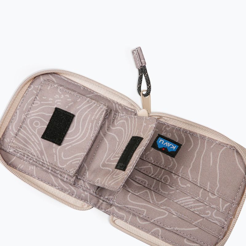 KAVU Zip Around wallet taupe topo 3