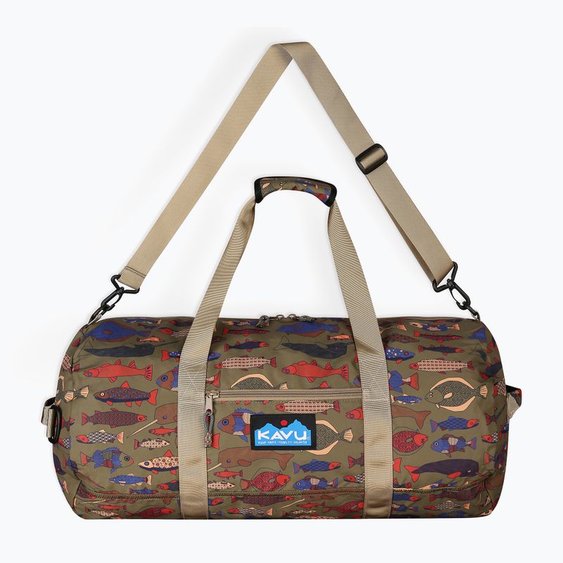KAVU Tide Rip 46 l fish tessellate travel bag