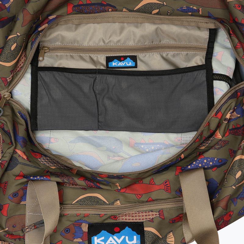 KAVU Tide Rip 46 l fish tessellate travel bag 4