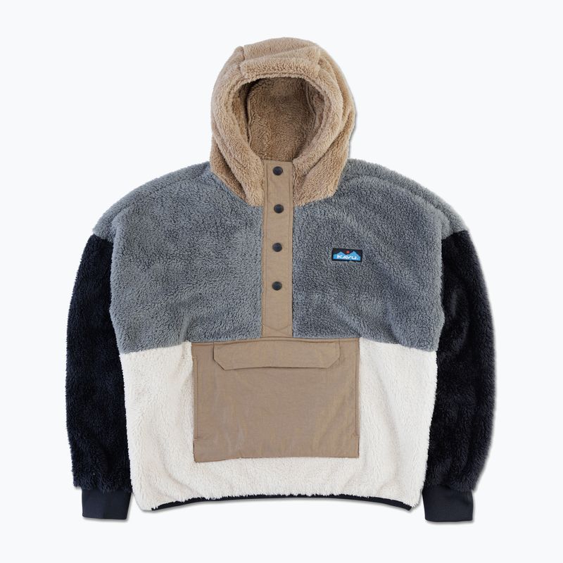 Women's fleece sweatshirt KAVU Moon Ridge shadow block 3