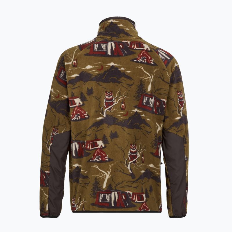 Men's fleece sweatshirt KAVU Teannaway highland camp 2