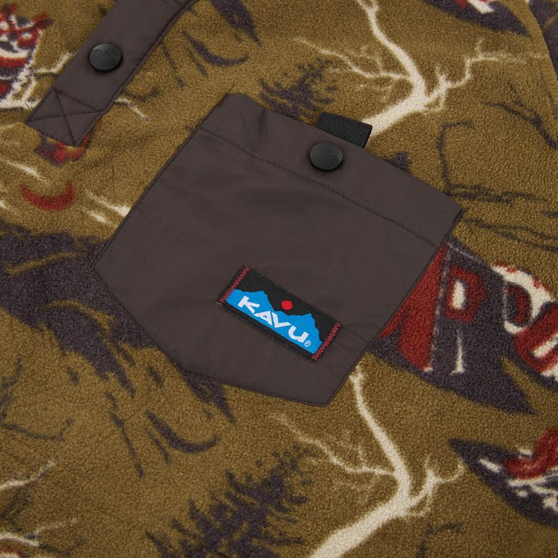 Men's fleece sweatshirt KAVU Teannaway highland camp 3