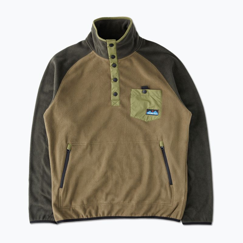 Men's fleece sweatshirt KAVU Teannaway evergeen