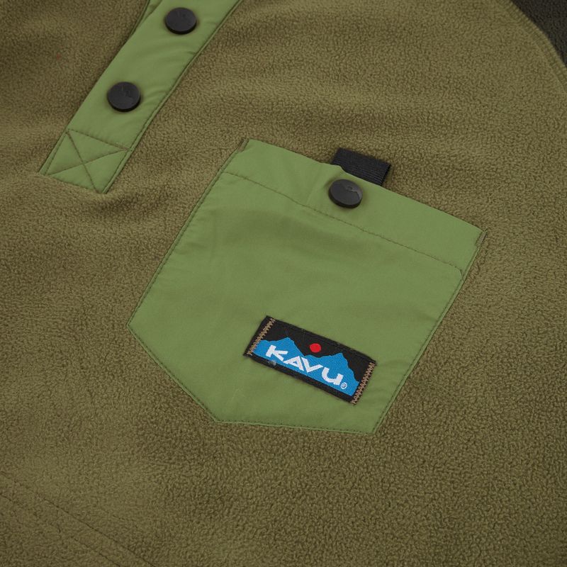 Men's fleece sweatshirt KAVU Teannaway evergeen 3