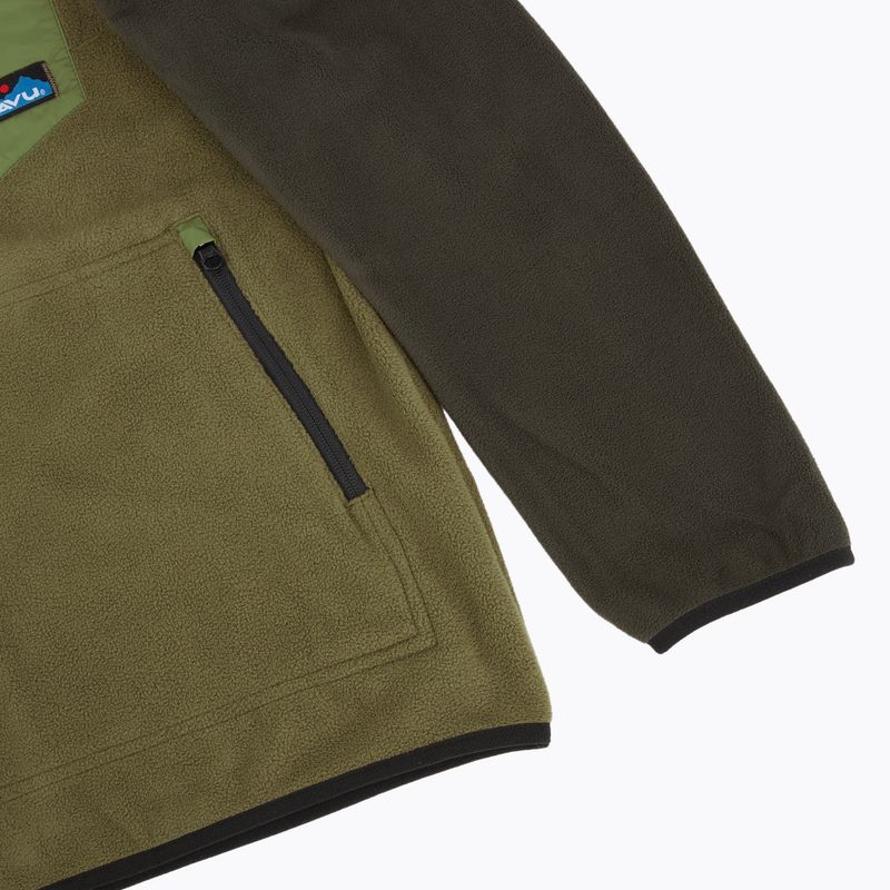 Men's fleece sweatshirt KAVU Teannaway evergeen 4