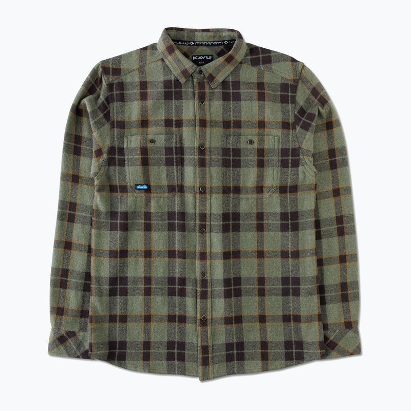 Men's shirt KAVU Big Joe green ravine
