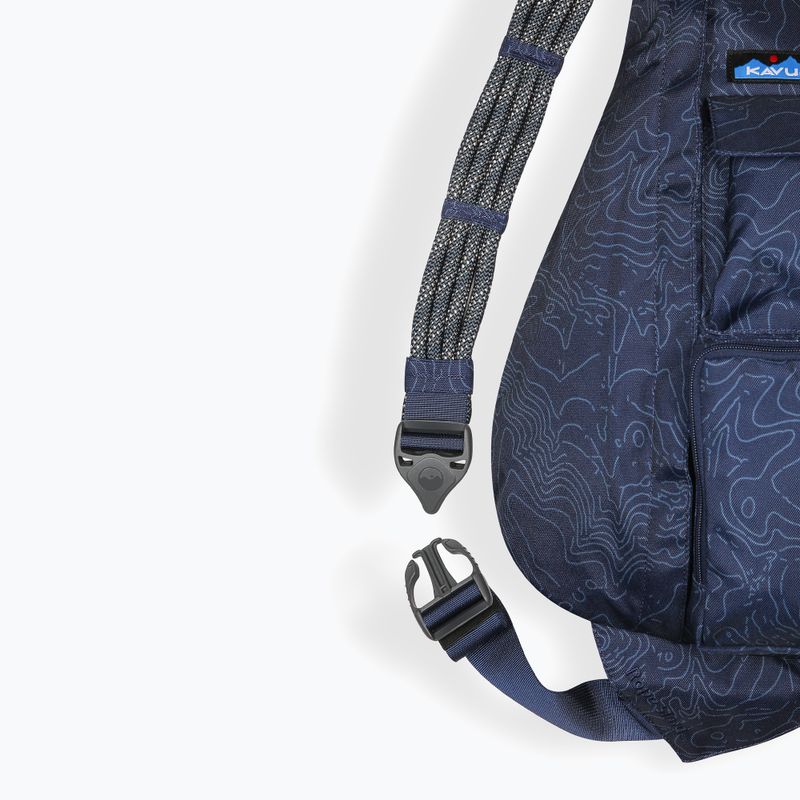 Urban backpack KAVU Rope Sling 10 l navy topo 4