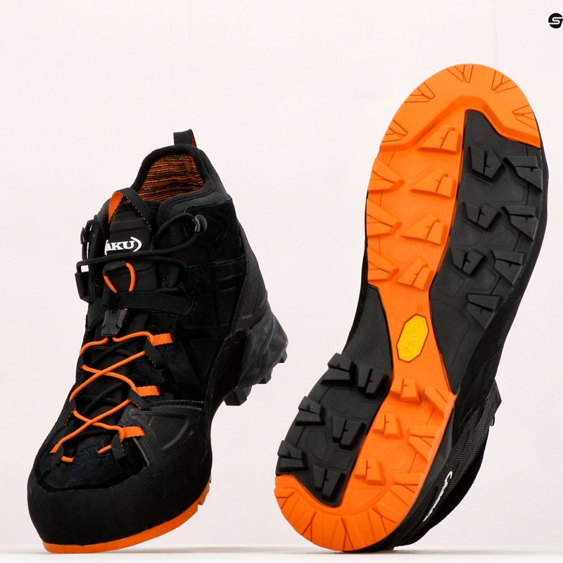 AKU Rock Dfs Mid GTX men's trekking boots black-orange 718-108 14