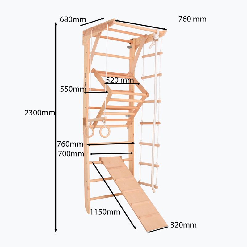RINAGYM Kinder 3 gymnastic ladder 10