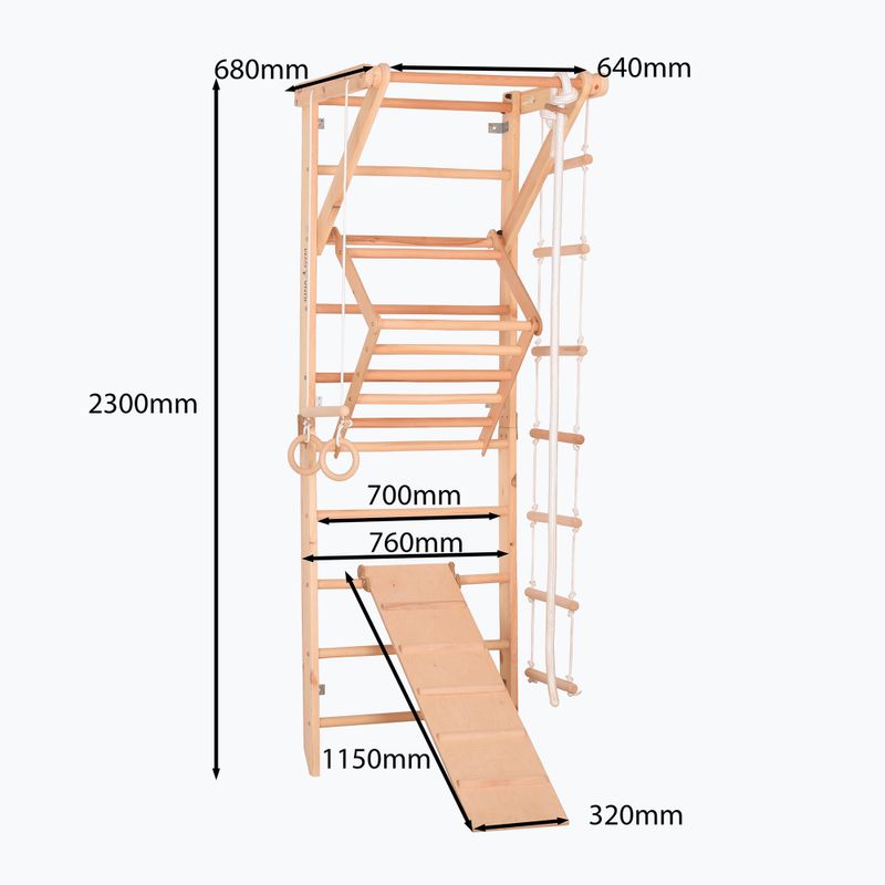 RINAGYM Sport 3 gymnastic ladder 9