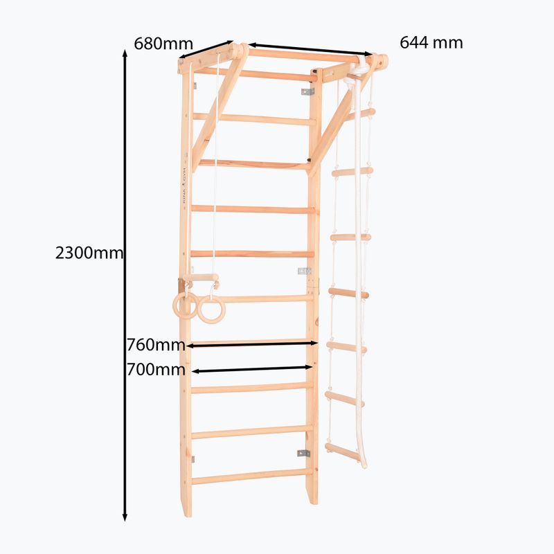 RINAGYM Sport 2 gymnastic ladder 6