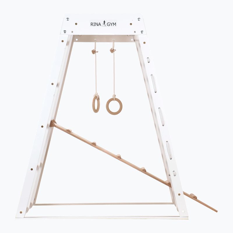 Wooden gymnastics frame RINAGYM 5M-UPNW-SEGH white 5