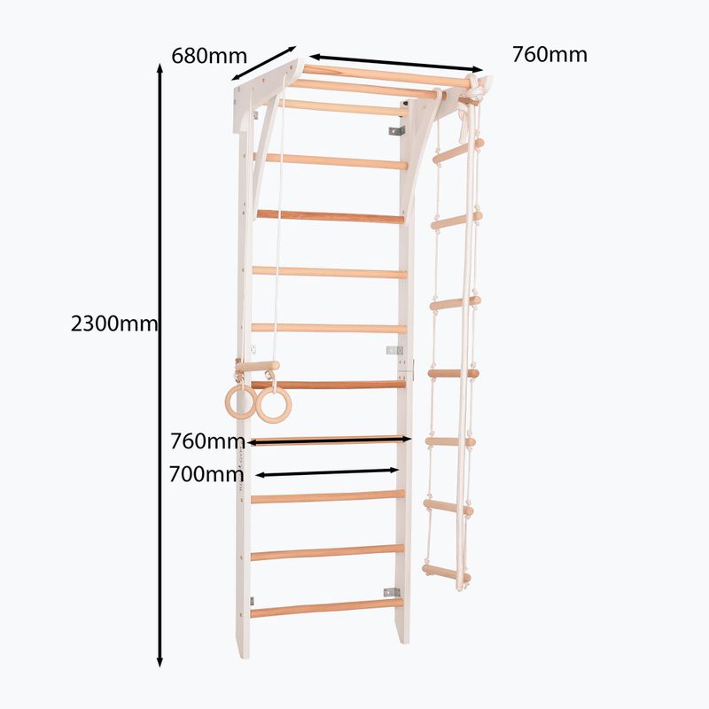 RINAGYM gymnastics ladder Kinder 2 white 5