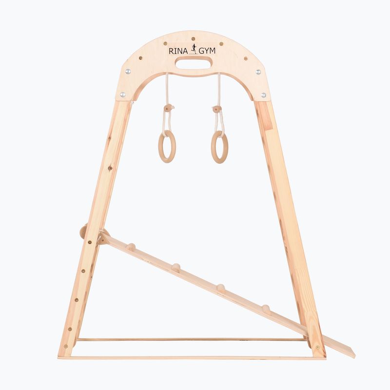 RINAGYM Kids 2 natural climbing gymnastics triangle 7