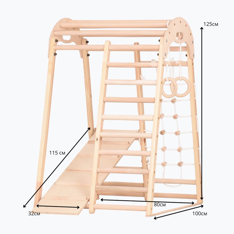 RINAGYM Kids 2 natural climbing gymnastics triangle 10