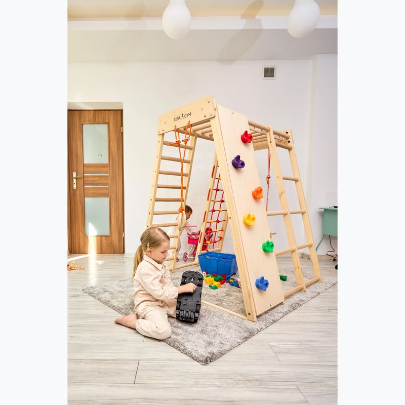RINAGYM Kids 3 wooden gymnastics frame 15