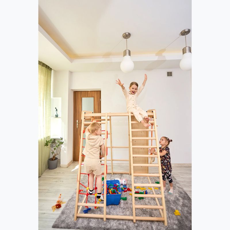RINAGYM Kids 3 wooden gymnastics frame 16