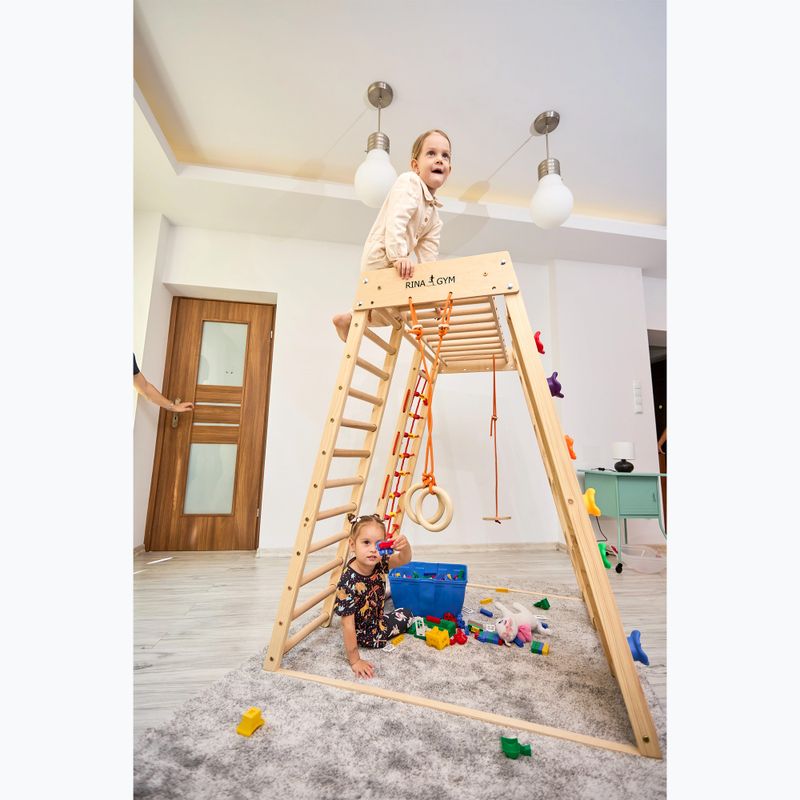 RINAGYM Kids 3 wooden gymnastics frame 17