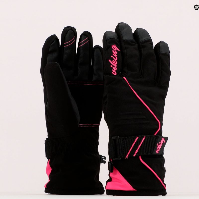 Women's ski gloves Viking Tesera Ski pink 113/21/7435/46 9