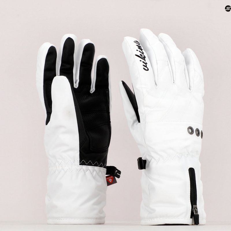Women's ski gloves Viking Selena Ski white 113/19/4260/01 8