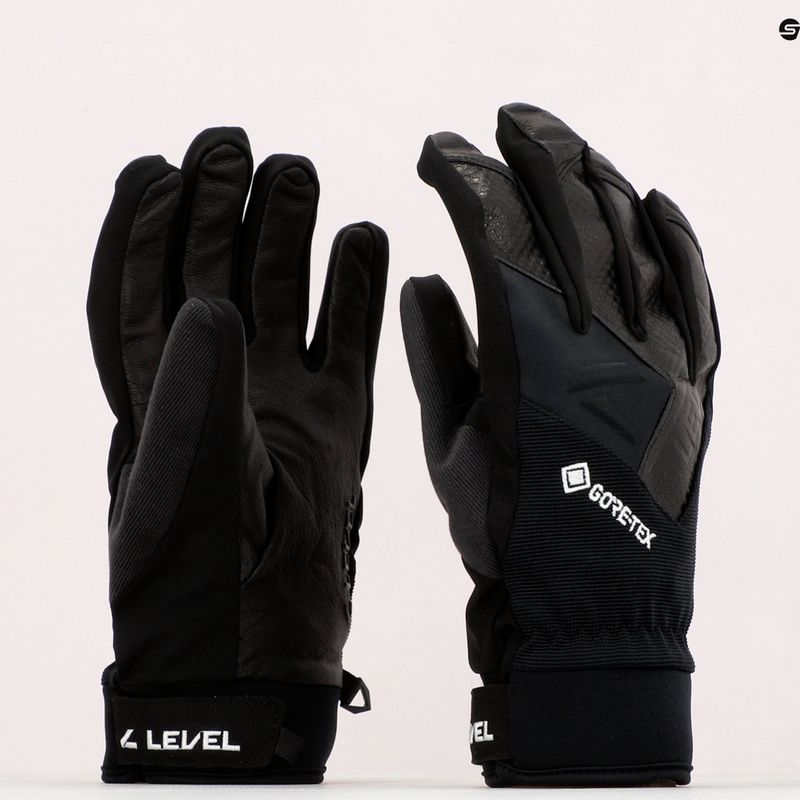 Men's snowboarding gloves Level Suburban Gore Tex black 2334 8