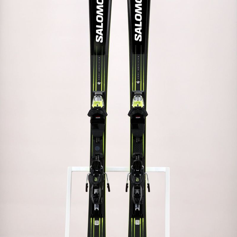 Salomon S Max 10 + M11 GW downhill skis black/yellow L47055700 11