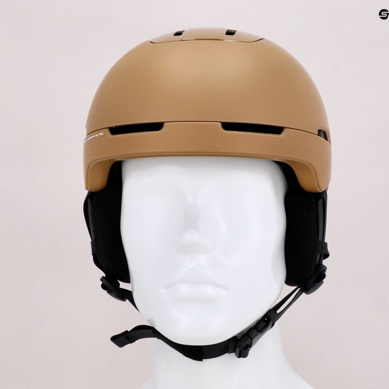 Ski helmet POC Obex MIPS aragonite brown matte 9