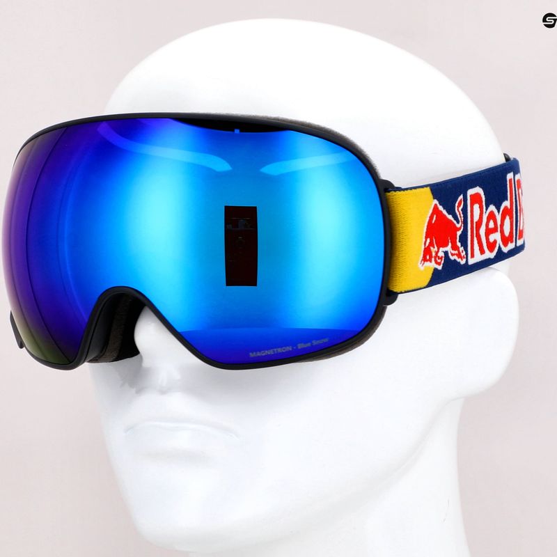 Red Bull SPECT Magnetron matt black/blue/blue snow 011 ski goggles 11