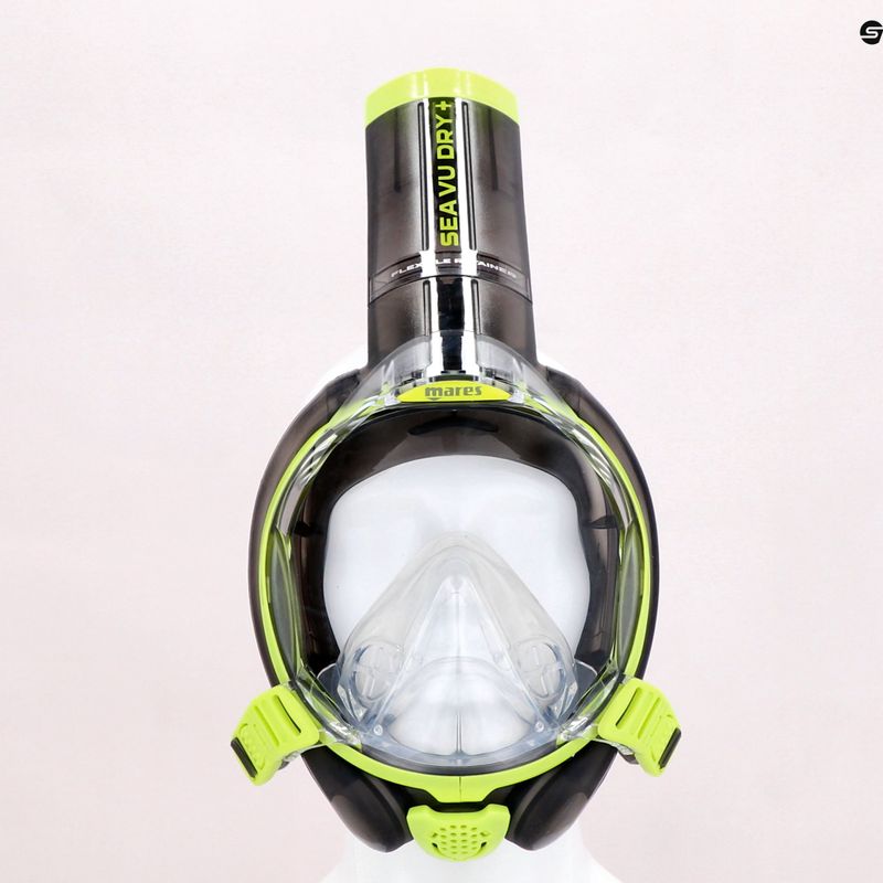 Mares Sea VU Dry + diving mask black-green 411260 6