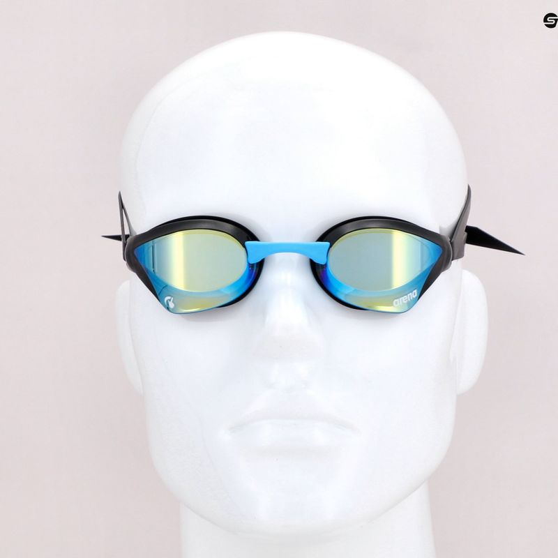 Arena swimming goggles Cobra Core Swipe Mirror aqua/black 003251/999 11