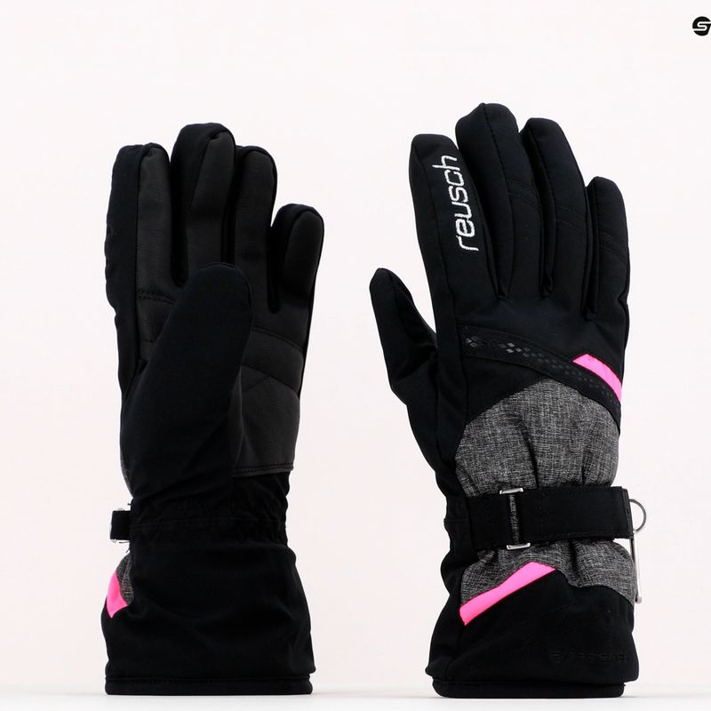 Women's ski glove Reusch Hannah R-TEX XT black 6031213-7771 8