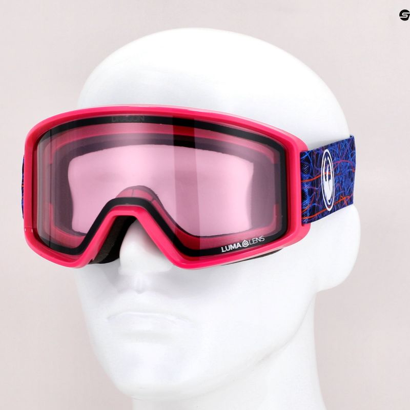 DRAGON DXT OTG scribble/lumalens light rose 47022-540 ski goggles 7