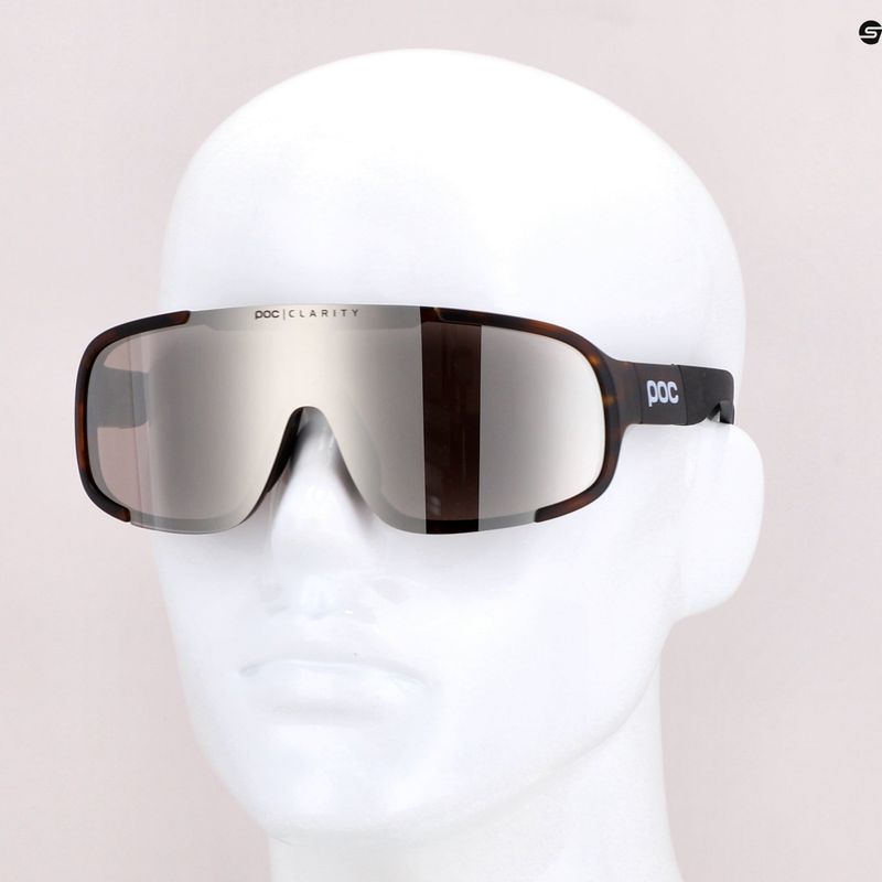 Bicycle goggles POC Aspire tortoise brown/violet/silver mirror 7