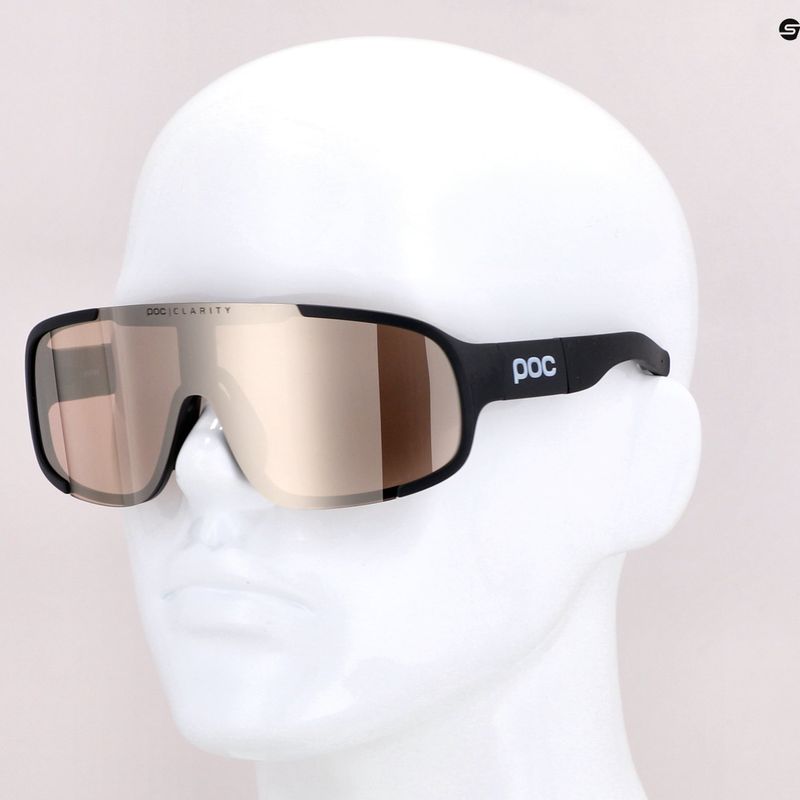 Bicycle goggles POC Aspire uranium black/brown/silver mirror 7