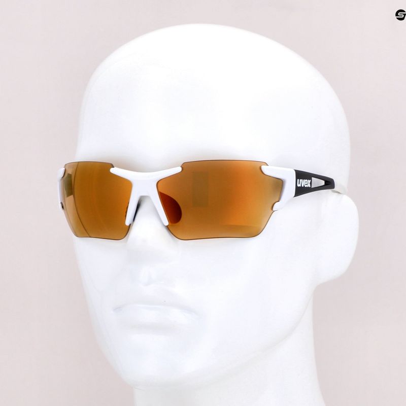 UVEX Sportstyle 803 R CV V white mat/colorvision litemirror red variomatic cycling glasses S5320418206 7