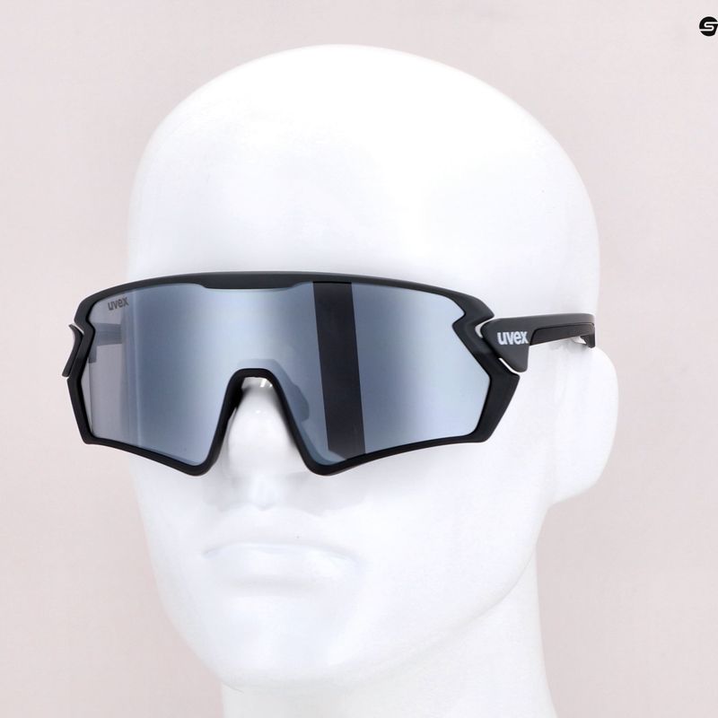 UVEX Sportstyle 231 grey black mat/mirror silver cycling goggles S5320652506 7