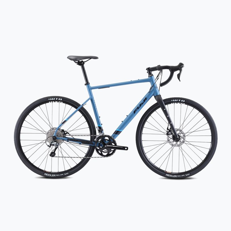 Fuji Jari 2.1 matte denim blue gravel bike 6