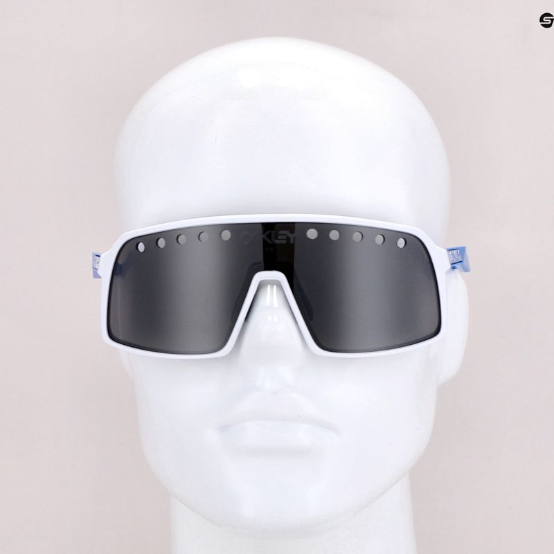 Oakley Sutro polished white/prizm black cycling glasses 0OO9406 7