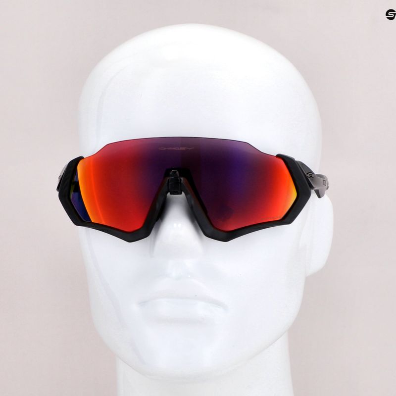 Oakley Flight Jacket matte black/prizm road cycling glasses 0OO9401 7