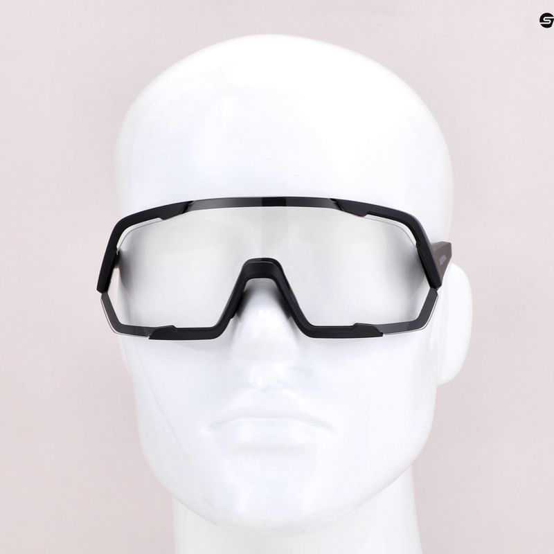 Bicycle goggles Alpina Rocket V black matte/clear 7