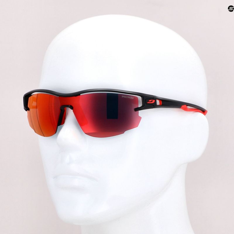 Julbo Aero Spectron 3Cf matt black/red cycling glasses J4831114 6