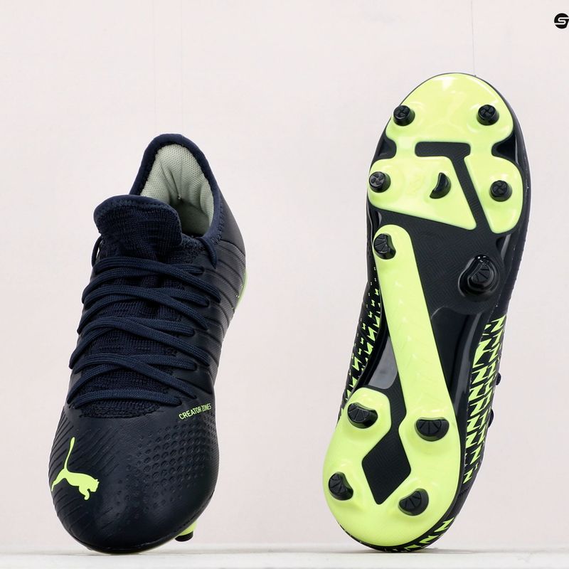 PUMA Future Z 4.4 FG/AG Jr children's football boots black-green 107014 01 9